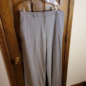 Long Tall Sally Suit/Dress wide leg Pants size 16 Tall Light grey